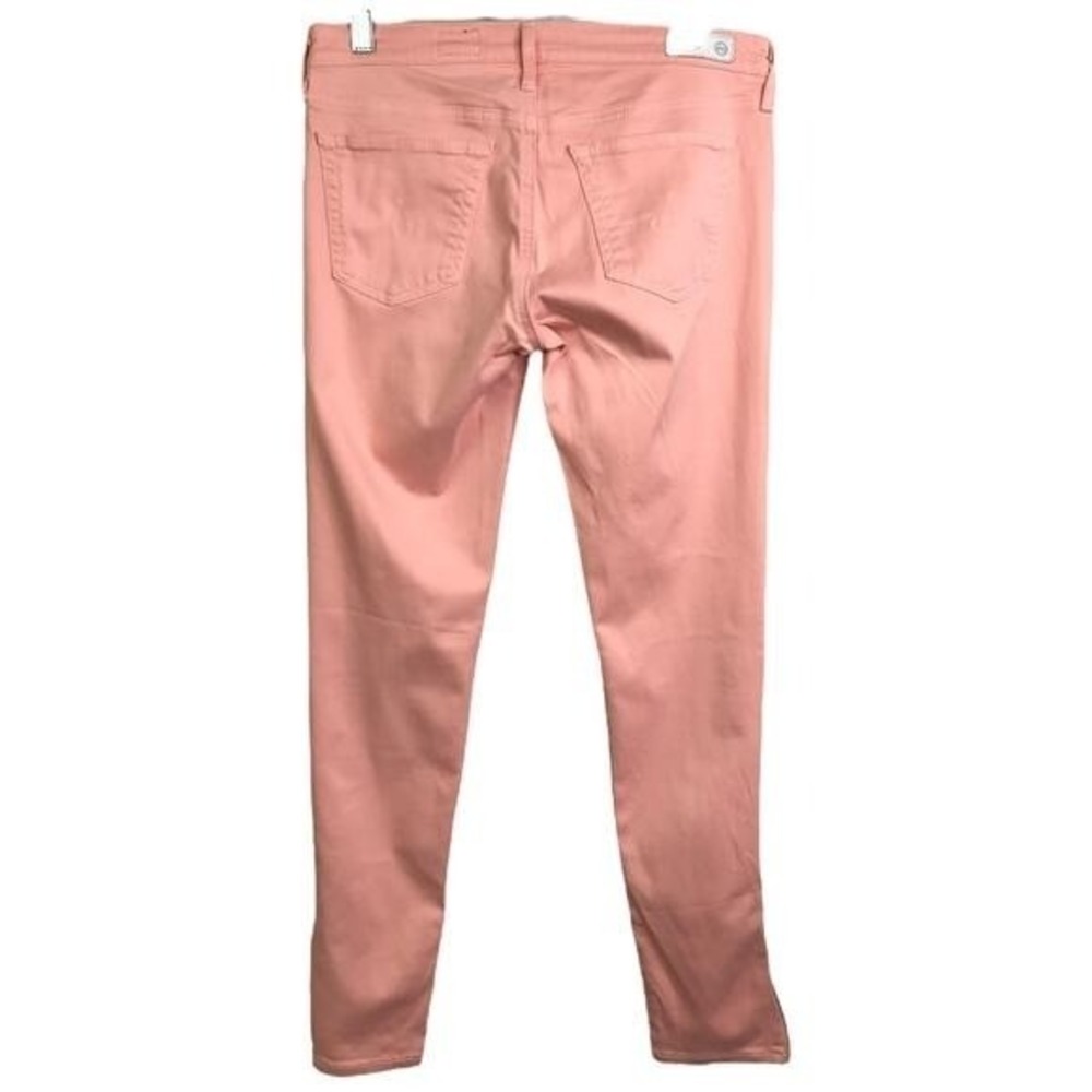AG Adriano Goldschmied Jeans 2 Salmon Pink Zip Ankle Skinny Legging‎ Stretch - Picture 4 of 12